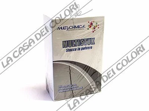 MULTICHIMICA - MULTISTUK - 1 kg - STUCCO MURALE IN POLVERE PER INTERNI - Imagen 1 de 1