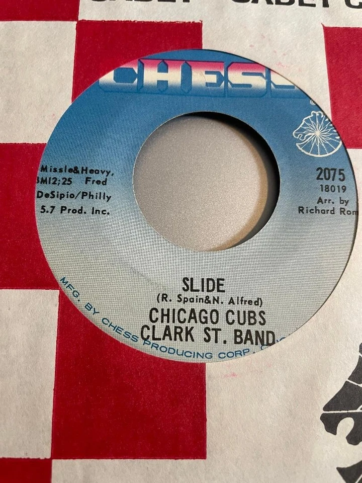 CHICAGO CUBS CLARK ST BAND - SLIDE - CHESS  (SOUL/R & B 45 RPM) - Image 1 of 1