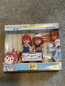 BARBIE KELLY and TOMMY RAGGEDY ANN & ANDY NIB - Picture 1 of 4