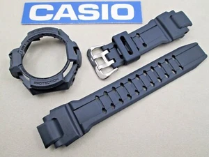 Genuine Casio G-Shock GA-1000 GA1000 watch band & bezel dark navy blue - Picture 1 of 10