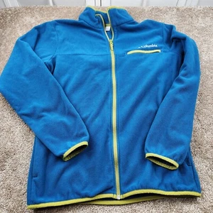 Columbia giacca pile full zip uomo taglia small manica lunga blu - Foto 1 di 6