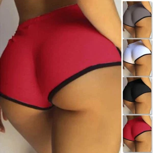 Summer Women Sexy Gym Fitness Sports Shorts Elastic Waist Yoga Pants Plus Size - Bild 1 von 18