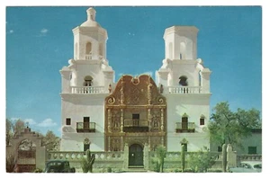 Parroquia de plástico vintage Arizona Mission San Xavier del Bac Tucson - Imagen 1 de 2