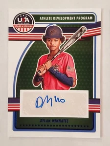 DYLAN MINNATEE 2023 Panini Stars & Stripes ATHLETE DEVELOPMENT BLUE FOIL AUTO - Picture 1 of 1