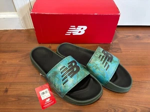 Nuevo con caja New Balance 200 diapositivas para hombre 'verde hoja de roble' SMF200GE - Imagen 1 de 5