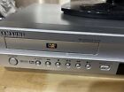 Samsung DVD-v4600C VHS Recorder DVD VHS Dual Deck Combo Video VHS W/Manual( Inf)