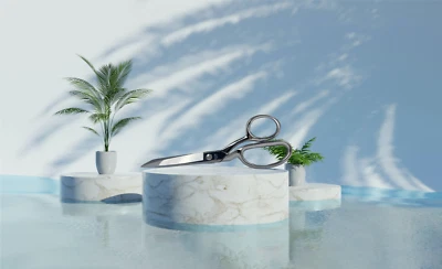 Gingher 7 inch Tailor Scissors with Knife Edge - Image 1 of 4