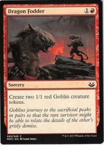 Dragon Fodder *PLAYSET* Magic MtG x4 Modern Masters 2017 - Picture 1 of 2
