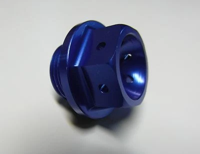 BMW S1000RR 10 11 12 13 14 S1000R 2014 Oil Filler Cap 04A Blue Foto 1 de 2