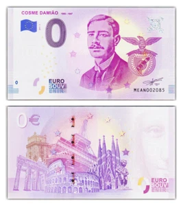 COSME DAMIAO - 2019 - Billet Touristique 0 euro souvenir - Neuf / UNC benfica - Picture 1 of 1