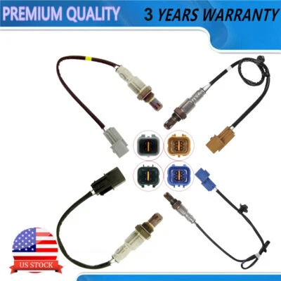 Sensor de oxígeno ascendente+abajo 4 piezas para Hyundai Santa Fe 2013-2018 3,3 L V6 2010-2012 3,5 L Foto 1 de 4