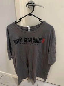 Metal Gear Solid 3 Snake Eater MGS3 Title Logo Premium Unisex T-Shirt 3XL - Picture 1 of 3