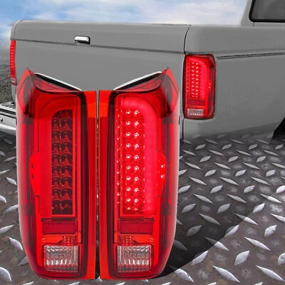 LED Tail Lights Rear Brake Lamps For 90-97 96 Ford F150 F250 F350  Bronco Pair - Image 1 of 4