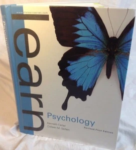 Learn Psychology by Kenneth E. Carter and Colleen M. Seifert 2016, Hardcover - Picture 1 of 8