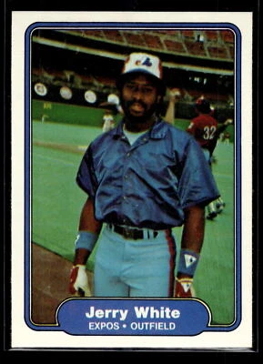1982 Fleer Baseball #211 Jerry White "Set Break" Mint Montreal Expos - Image 1 of 2