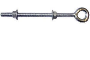 12 X Geschweißt Zp Stahl Ringschrauben 200mm 20.3cm X 1cm mit Muttern & ; 2 - Bild 1 von 1