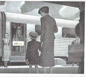 BUDD COMPANY 1937 WENN EINE DAME REIST ERWARTET ANSPRUCHSVOLLKEIT IN ZUGWAGEN ANZEIGE - Bild 1 von 2