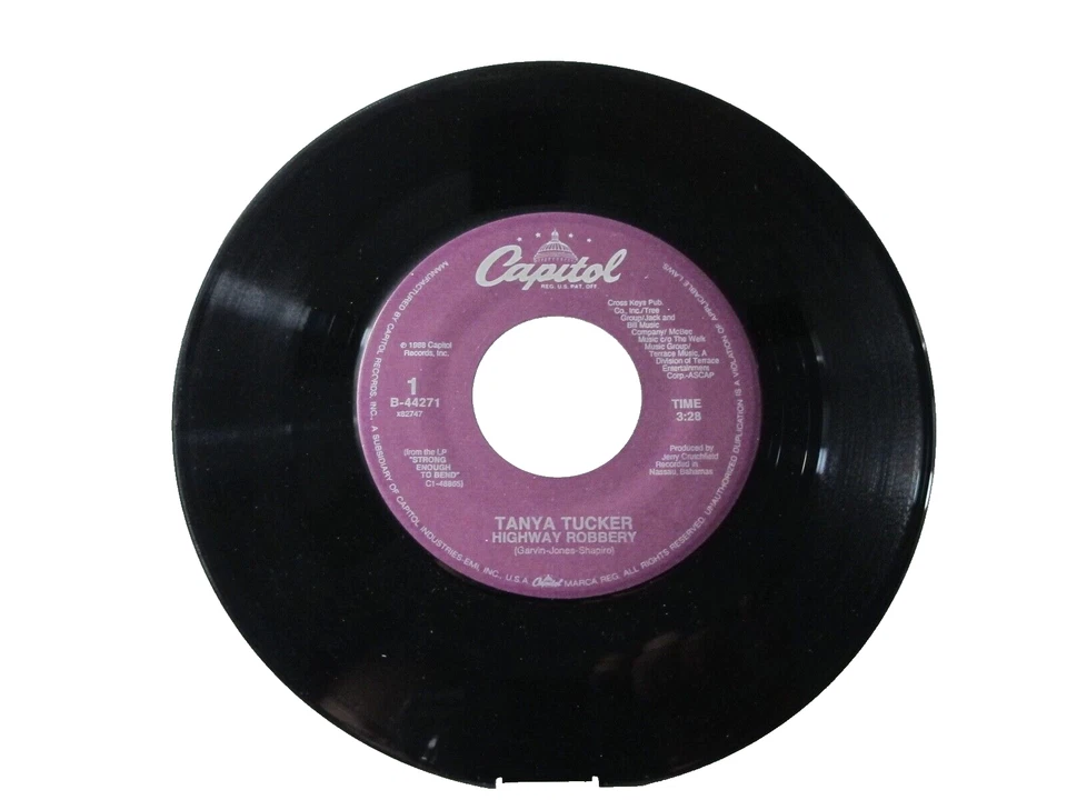 45 RECORD - TANYA TUCKER - HIGHWAY ROBBERY - Image 1 of 1