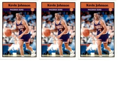 (3) 1992 Panini Stickers #40 Kevin Johnson Phoenix Suns Card Lot Foto 1 de 2
