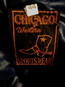 JACKET puffed vintage 70's CHICAGO Western tg.44 -S/M circa made in Italy RARE - Foto 1 di 9