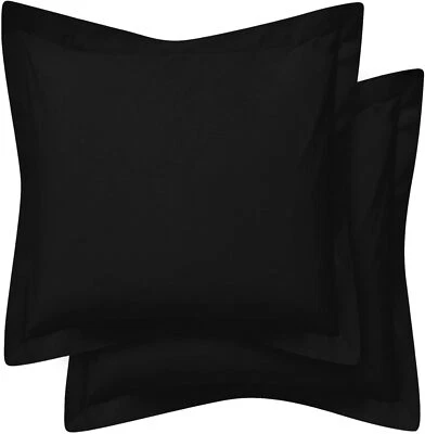 Juego de 2 fundas de almohada de algodón orgánico tamaño estándar 20x26 decorativas 600TC 2 pulgadas Foto 1 de 4