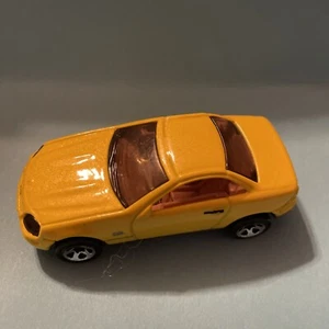 1997 Hot Wheels Mercedes Benz SLK Diecast Yellow Toy Car EUC - Picture 1 of 13