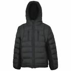Kids Fashion Padded Casual School Jacket Black Bubble Coat Winter Wear For Boys