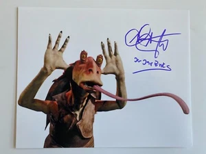 AHMED BEST In-Person signiertes Autogramm 20x25cm Star Wars - Picture 1 of 1
