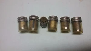 ALMOHADILLAS DE EMPUJE REDONDAS BALAS DE 3/32 ", BRONCE 6PCS - Imagen 1 de 1