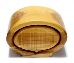 Caja baratija madera de cedro natural artesanal creada a mano cajón individual vintage - Imagen 1 de 7
