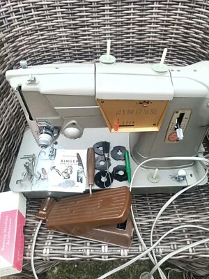Sewing Machine SINGER 328K 1964 75W Leather Jeans Silk Cotton - Image 1 of 4