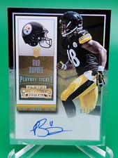 2015 Panini Contenders Bud Dupree Rookie Playoff Ticket RC Auto 3/49 Steelers