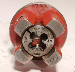 Ridgid 00-RB 5/16" UNC 18 Manual Ratcheted Pipe Threader Die Head - Picture 1 of 6