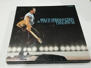 BEAUTIFUL VINTAGE BRUCE SPRINGSTEEN LIVE 1975-85 BOX SET, 3 CASSETTES W/ BOOKLET - Picture 1 of 12