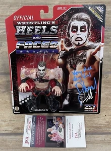 Danhausen SIGNED Heels and Faces Figure w/ JSA COA & PROOF ~ Wrestling Toy AEW - Picture 1 of 8