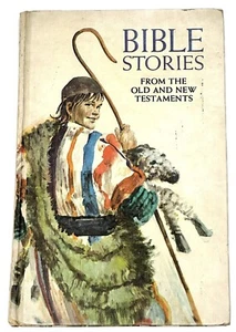 BIBLE STORIES FROM THE OLD AND NEW TESTAMENTS Vintage 1966 Hardcover AMAZING ART - Picture 1 of 21