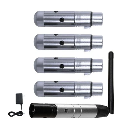 Transmisor DMX inalámbrico y 4 receptores Blizzard Lighting wiCLE XMIT y Skywire Foto 1 de 4