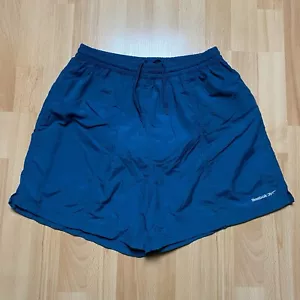 Vintage Reebok Essentials Swim Shorts Mens Size Medium 34 Teal Blue Green Trunks - Picture 1 of 5