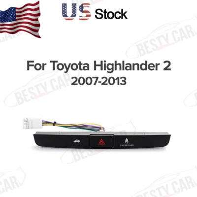 Автомобильная сигнализация аварийный стоп кнопка переключатель в сборе для Toyota Highlander 2009 ~ 14 США - Изображение 1 из 4