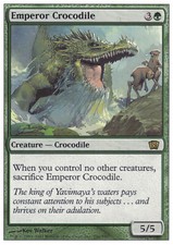 Magic the Gathering MTG Emperor Crocodile (246) Eighth Edition   LP