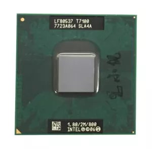 Intel Core 2 Duo T7100 1.8GHz SLA4A Dual-Core Socket 479 Laptop Processor CPU - Picture 1 of 1