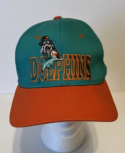 Vintage Miami Dolphins Tasmanian Devil Looney Tunes Snapback Hat Cap 1993 NFL - Picture 1 of 6