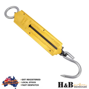 1 X 100Kg Steel Spring Balance Weighing hanging Scale Pocket Scales - Picture 1 of 4