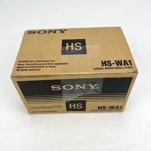 Sony HS-WA1 HomeShare HD Local Audio Wall Port weiß NEU in offener Verpackung - Bild 1 von 5