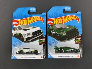 2x Lot 2018 Bentley Continental GT3 2021 #133 HW Race Day 7/10 Hot Wheels New - Picture 1 of 11