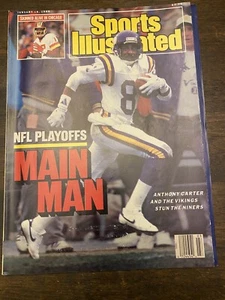 Sports Illustrated January 18, 1988 Anthony Carter Main Man NFL Playoffs - Picture 1 of 2