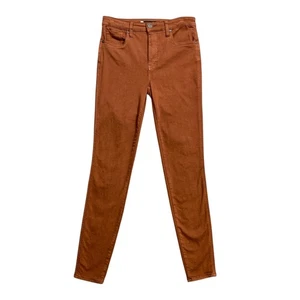 Kut From The Kloth Jeans Womens 4 Brown High Rise Mia Fab Ab Toothpick Skinny - Picture 1 of 14