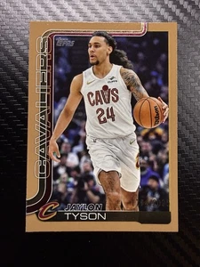 Jaylon Tyson 2025-26 Topps Basketball GOLD 450/2025 Cavs #86 - Bild 1 von 3