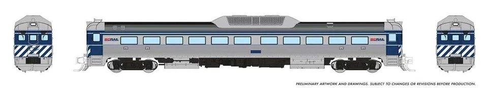 Rapido 516505 N Budd RDC-1 Phase 2 - Sound and DCC BC Rail (silver, blue) - Image 1 of 1