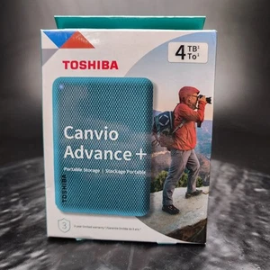 Toshiba Canvio Advance Plus 4TB External HD USB 3.0 - Brand New in Box 📦 - Picture 1 of 5